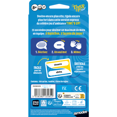 Time's Up Express - Jeux de société - Asmodée