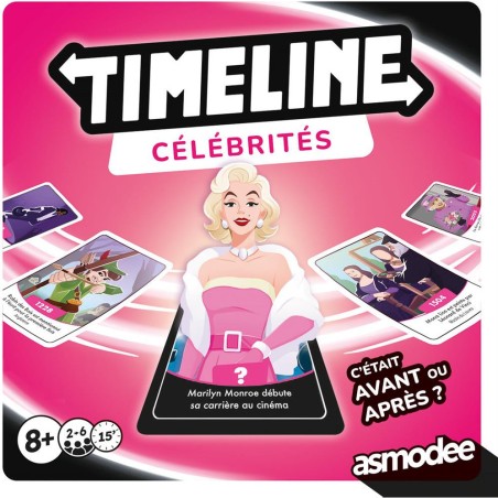 Timeline : Célébrités - Jeu de Société - Jeu de Cartes - Asmodée