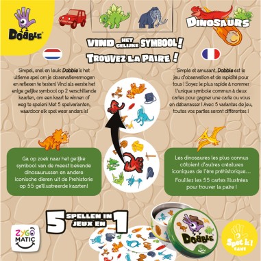 Dobble Dinosaures - Jeux de société - Asmodée