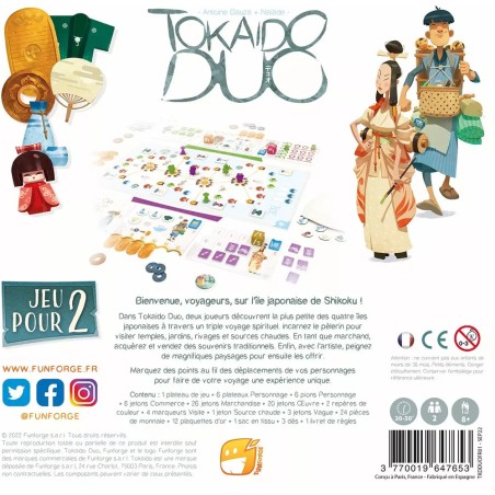 Tokaido Duo - Jeu 2 joueurs - Achetez sur - Stonemaier Games