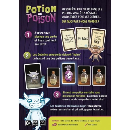 Potion ou Poison - Jeu d'Ambiance - Jeu de Société - Gigamic