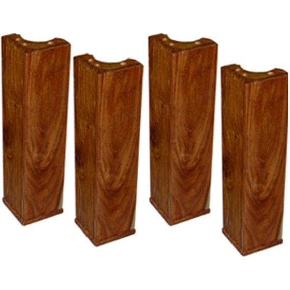Carrom : 4 pieds de table 47 cm en acacia Carrom Art