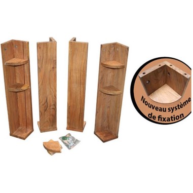 Pieds Table Basse Carrom - Acacia - Carrom Art