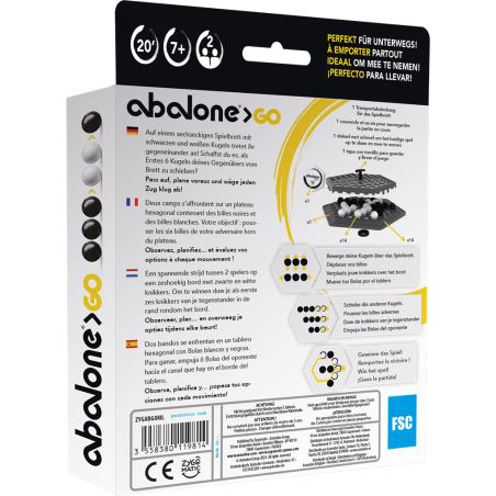 Abalone Go - Jeux de société - Asmodée