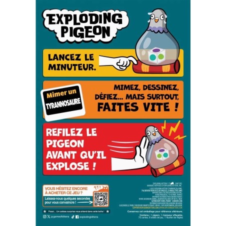 Exploding Pigeon - Jeux de société - Exploding Kittens