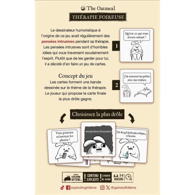 Thérapie Foireuse - Édition Très Foireuse - Jeu de société - Exploding Kittens