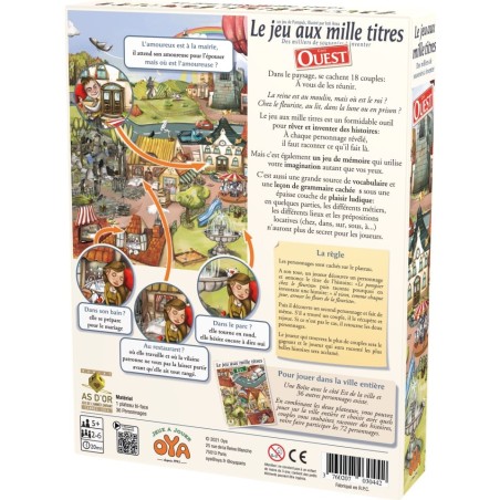 Le Jeu au Mille Titres - Ouest Jeux de société - Oya