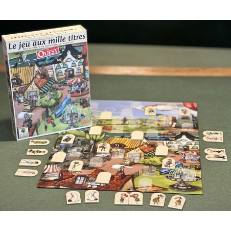 Le Jeu au Mille Titres - Ouest Jeux de société - Oya
