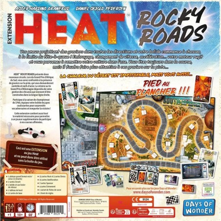Heat - Rocky Roads - Jeux de société - Days of Wonder
