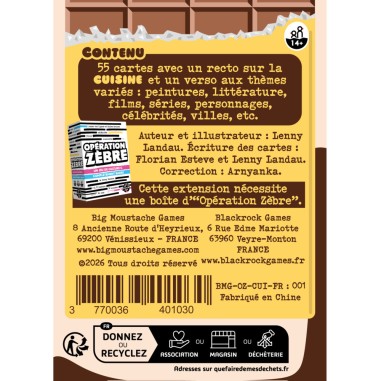 Opération Zèbre : Cuisine - Extension - Big Moustache