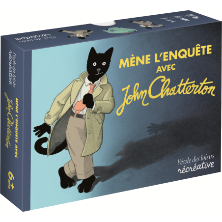 Mène l'enquête avec John Chatterton - École des loisirs - Jeux de société - L'école Des Loisirs