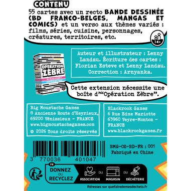 Opération Zèbre : Bd - Extension - Big Moustache