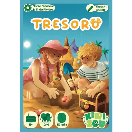 Tresoro - Jeu de Société - Jeu de Cartes - Dès 5 Ans - Kiwizou