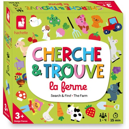 Mon Premier Cherche Et Trouve - La Ferme : Jeux de mémoire & d'associations - Janod