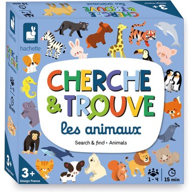 Mon Premier Cherche Et Trouve - Animaux : Jeux de mémoire & d'associations - Janod