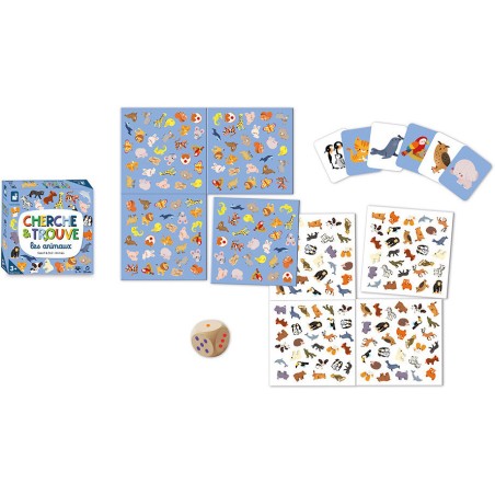 Mon Premier Cherche Et Trouve - Animaux : Jeux de mémoire & d'associations - Janod