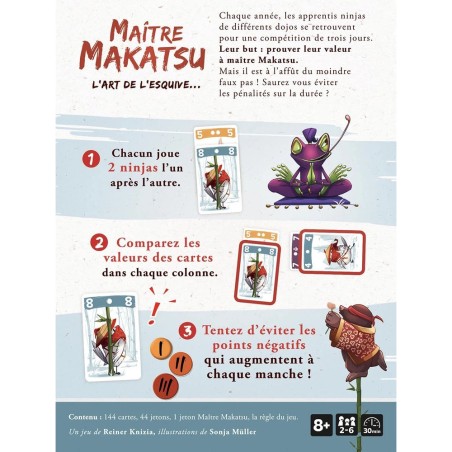 Maître Makatsu - Amigo - Jeux de société - Gigamic