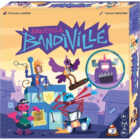 Enquêtes à Bandiville - Editions - Jeux de société - Oka Luda