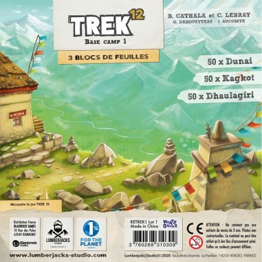 Base Camp 1 - Bloc de Feuilles pour Trek 12