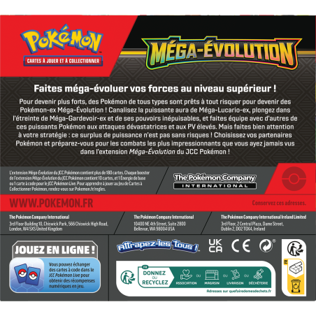 Pokémon : Pack 36 Boosters Méga-Évolution ME01