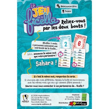 Le Jeu de la Ficelle - Jeu d'Ambiance - Jeu de Société - Gigamic