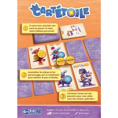 Cartétoile - Jeu de Société - Jeu de Cartes - Gigamic