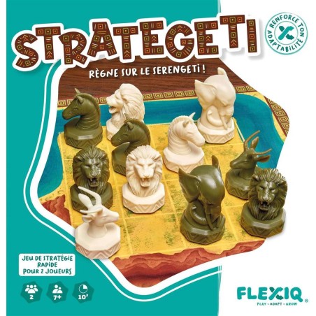 Strategeti - Jeu de Stratégie - 2 joueurs - Jeu de Société - Flexiq