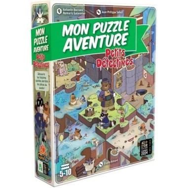Mon Puzzle Aventure - Petits Détectives - Jeu de société - Game Flow