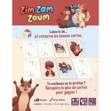 Zim Zam Zoum - Jeu de Société - Jeu pour Enfants - Gigamic