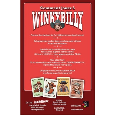 Winky Billy - Bakakou - Jeux de société - Gigamic