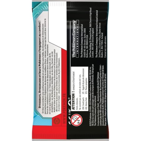 Pokémon : Booster à l'unité EV09 Aventures Ensemble