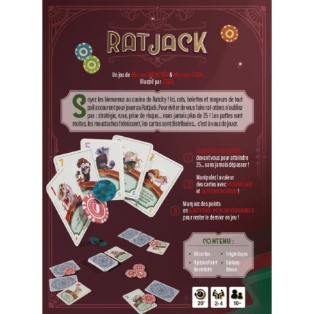 Ratjack - Jeu de Société - Jeu de Cartes - Gigamic