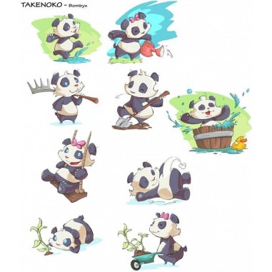 Extension chibis Takenoko - jeu de plateau et de stratégie - Asmodée - Bombyx Et Matagot