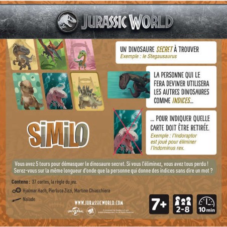 Similo: Jurassic World - Jeux de société - Gigamic