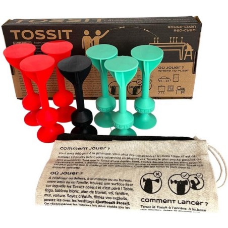 Tossit : Rouge - Cyan - Jeu classique