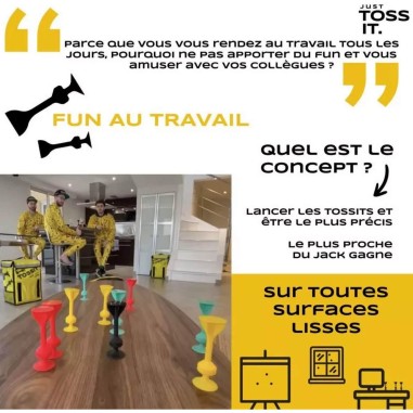 Tossit : Rouge - Cyan - Jeu classique