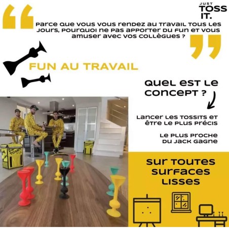 Tossit : Rouge - Cyan - Jeu classique