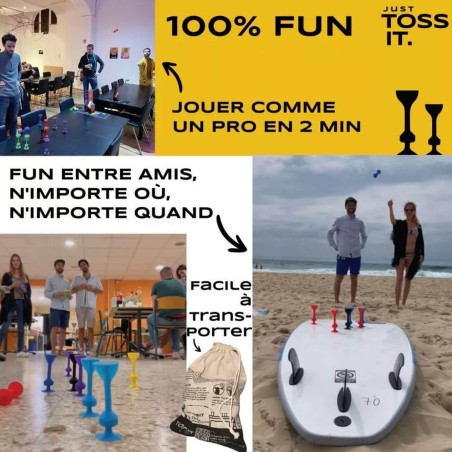 Tossit : Rouge - Cyan - Jeu classique