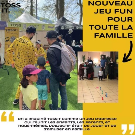 Tossit : Rouge - Cyan - Jeu classique