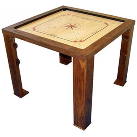 Pieds Haut Carrom - Acacia - Carrom Art