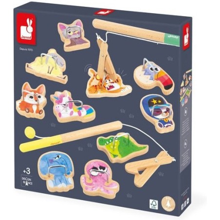 Pinces à la ligne Applepop - Janod