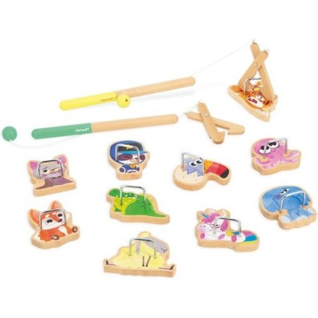 Pinces à la ligne Applepop - Janod