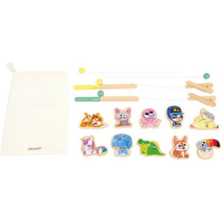 Pinces à la ligne Applepop - Janod