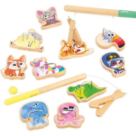 Pinces à la ligne Applepop - Janod