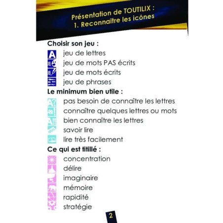 Toutilix - Jeu de société - Christine Larquetout