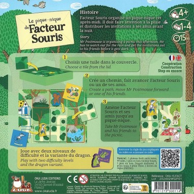 Le Pique-Nique de Facteur Souris - Jeux de société - Gigamic