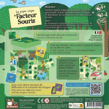 Le Pique-Nique de Facteur Souris - Jeux de société - Gigamic