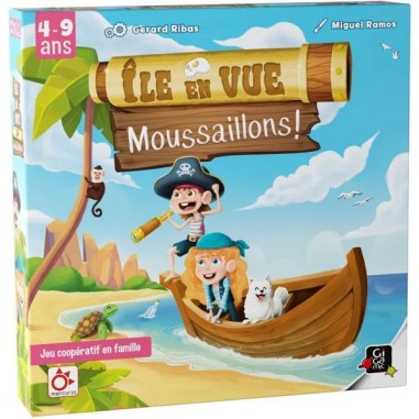 Île en Vue : Moussaillons ! - Jeu de Société pour Enfants - Gigamic