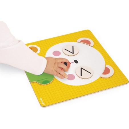 Jeu Magnétique - L'Ours des Émotions : Jouets Magnétiques - Janod