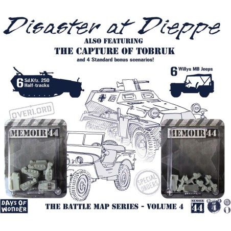 Mémoire 44: Battle Maps 4 - Le Désastre de Dieppe - Jeux de société - Days of Wonder